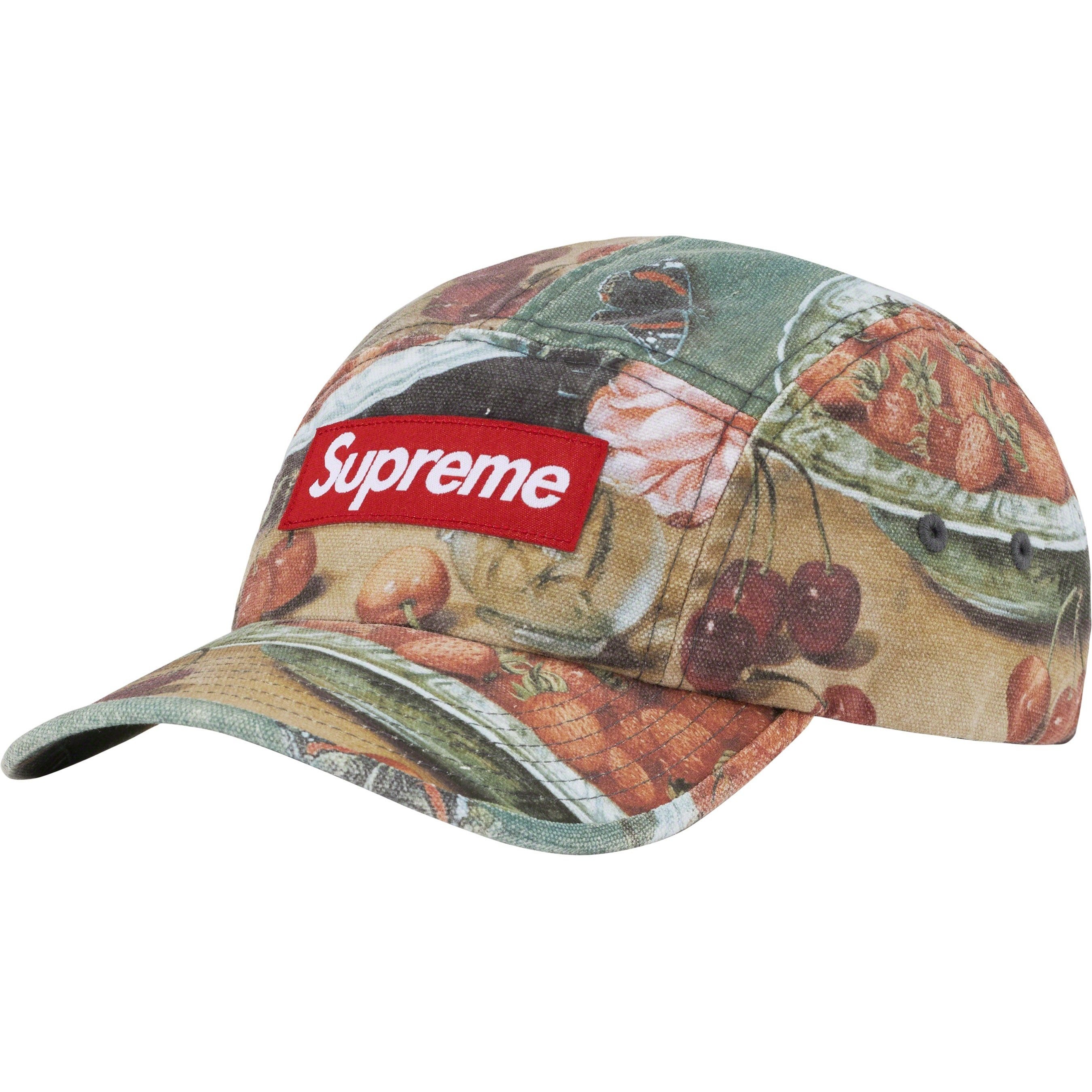 Supreme Strawberries Camp Cap (SS23) - Multicolor - $54