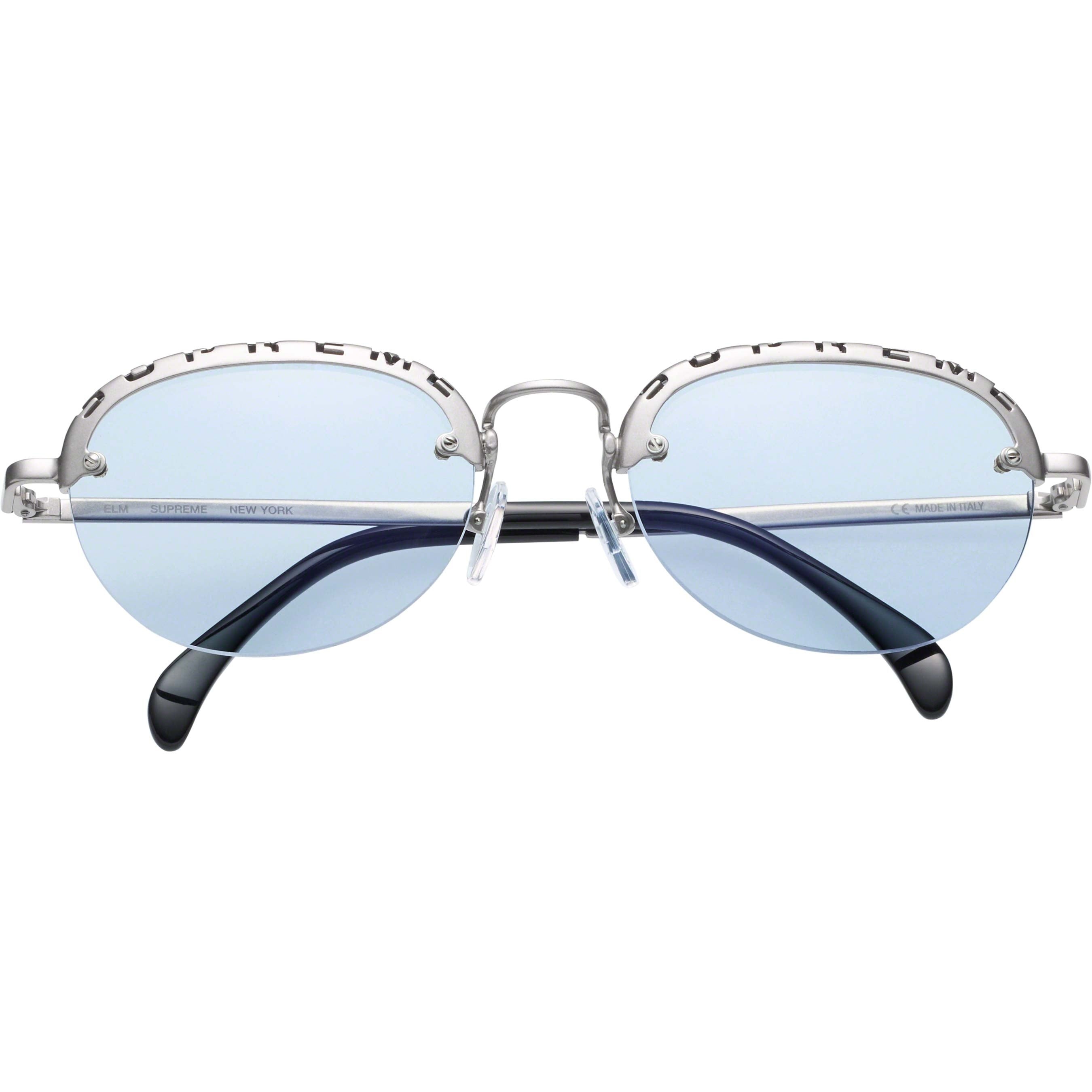 Supreme Elm Sunglasses (SS23) - Silver - $248
