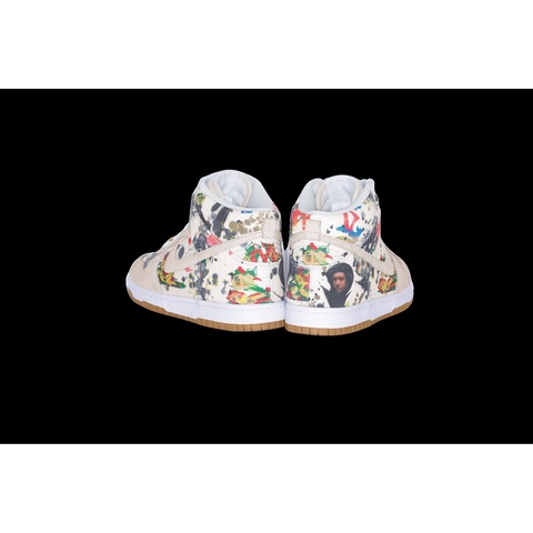 Supreme Supreme®/Nike SB® Rammellzee Dunk High - rammellzee-dunk-hi-white-3