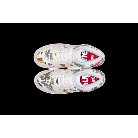 Supreme Supreme®/Nike SB® Rammellzee Dunk High - rammellzee-dunk-hi-white-4