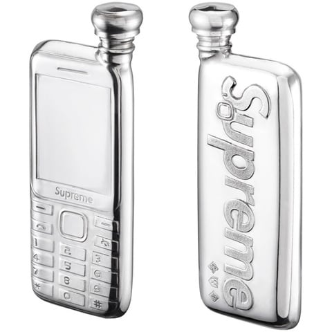 Burner Phone Pewter Flask - spring/summer 2024 - Supreme
