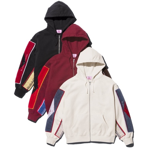 Supreme®/Martine Rose® Towel Zip Up Hooded Sweatshirt - Supreme