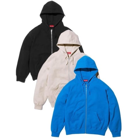 トップス Supreme thrasher zip up fooded Supreme Thrasher Multi Logo Zip Up Hooded Sweatshirt Black Men's