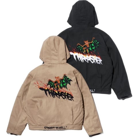 Supreme®/Thrasher® Hooded Work Jacket - Supreme