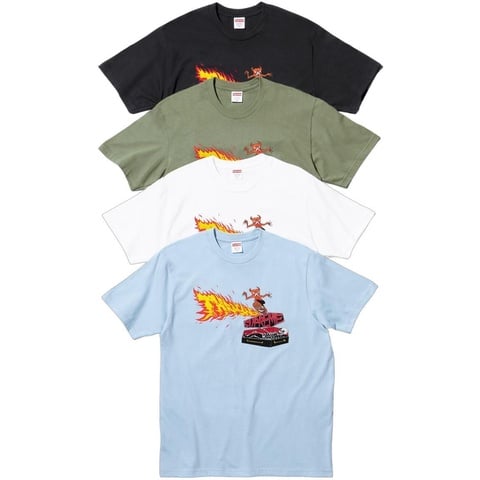 Supreme®/Thrasher® Back Tail Tee - Supreme