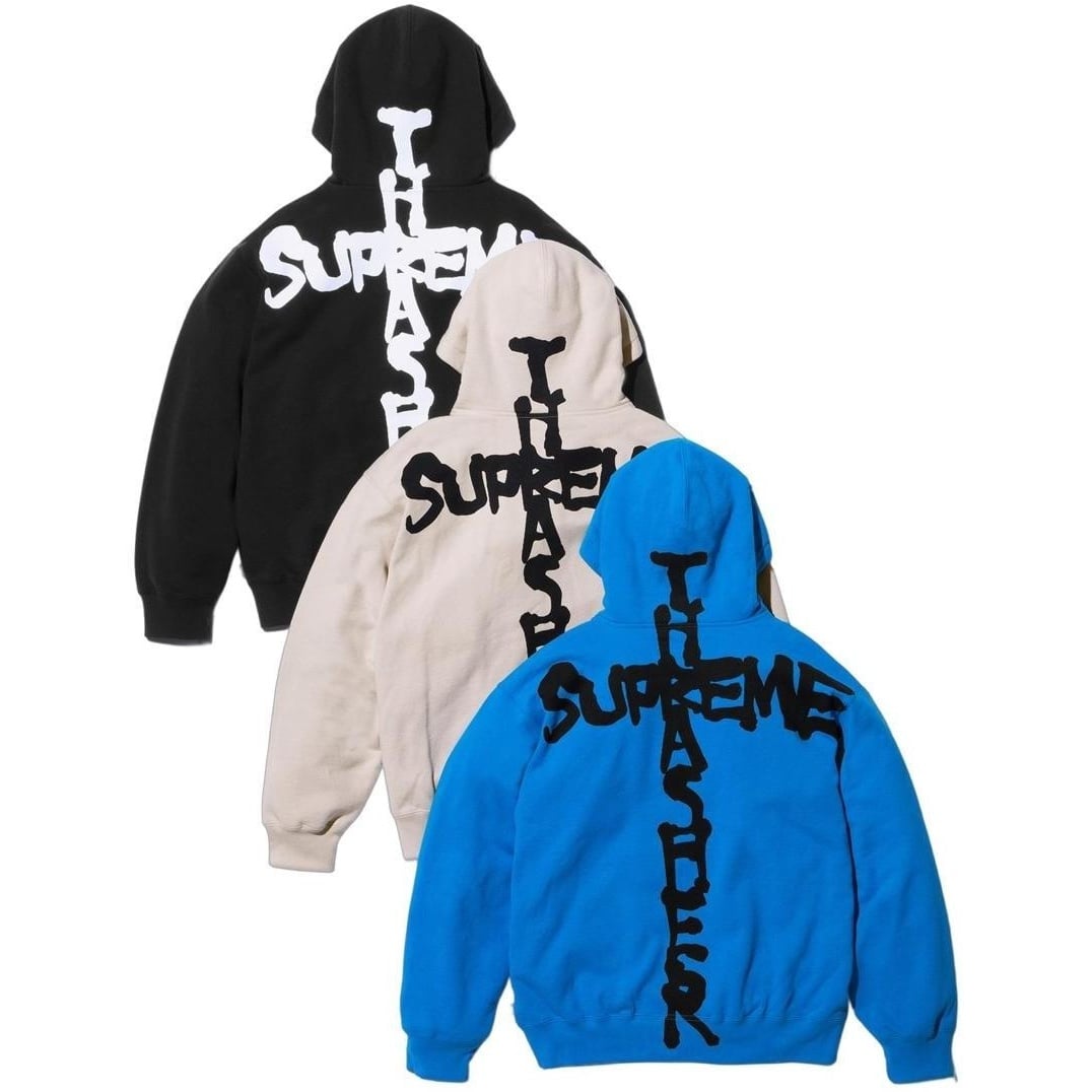 Supreme®/Thrasher® Zip Up Hooded Sweatshirt - SupremeCommunity