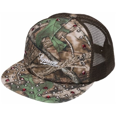 Supreme®/b.b. Simon Studded Canvas Mesh Back 5-Panel - Supreme