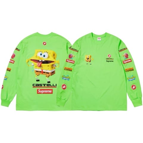 Supreme®/SpongeBob SquarePants/Castelli® Racing L/S Tee - Supreme