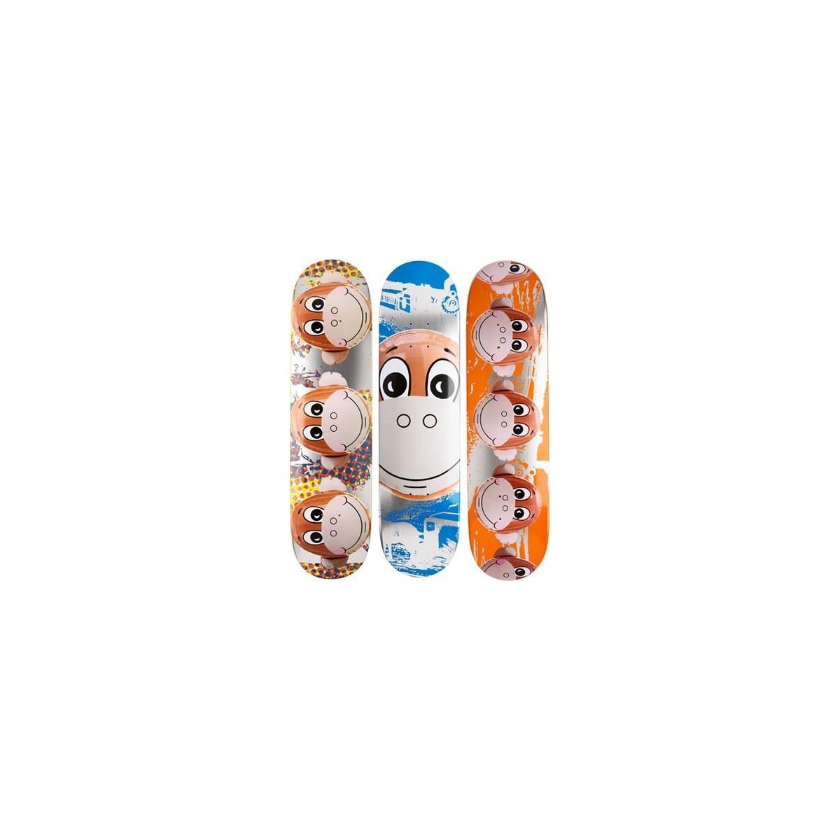 Supreme/Jeff Koons Monkey Train Skateboards