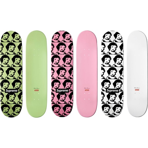 Supreme Snow White Logo Decks
