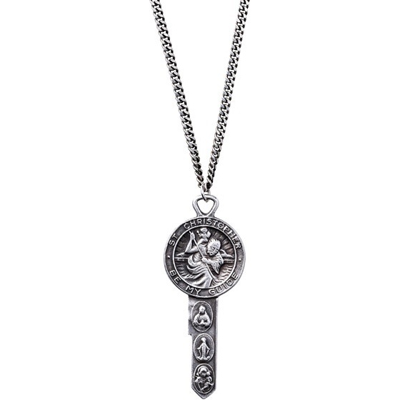 Supreme Sterling Silver St Christopher (fall/winter 2011)