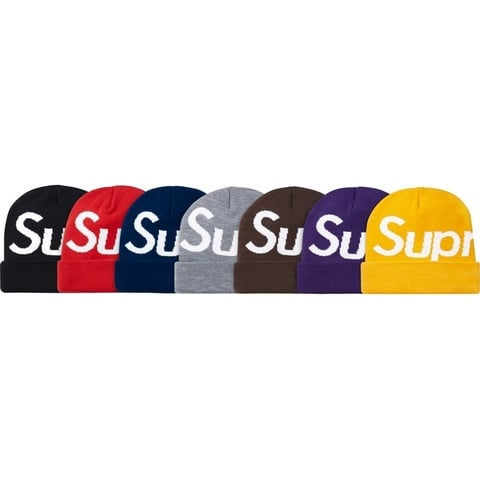 Supreme Big Logo Beanie