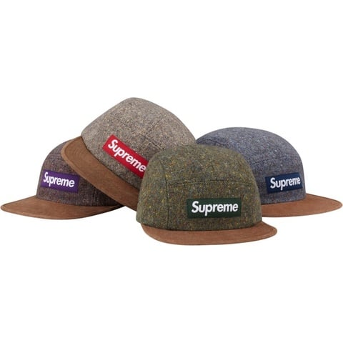 Supreme Donegal Wool W Suede Visor Camp Cap