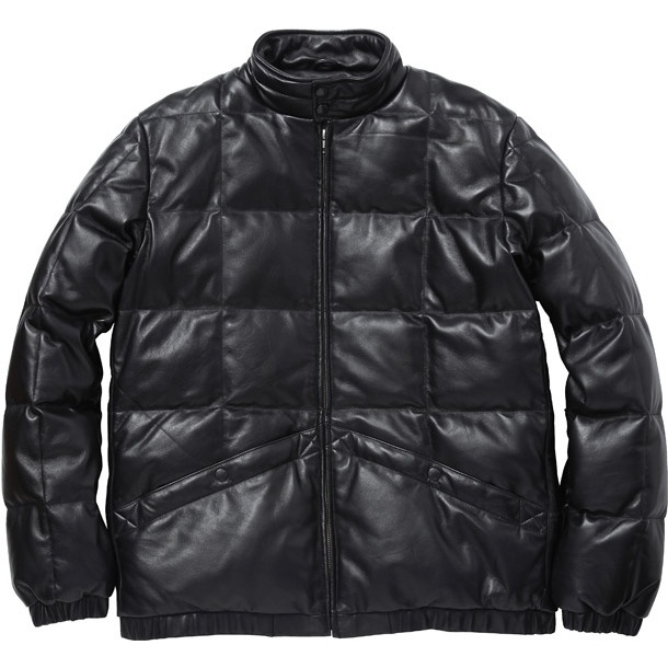 Supreme Leather Down Jacket (fall/winter 2011)