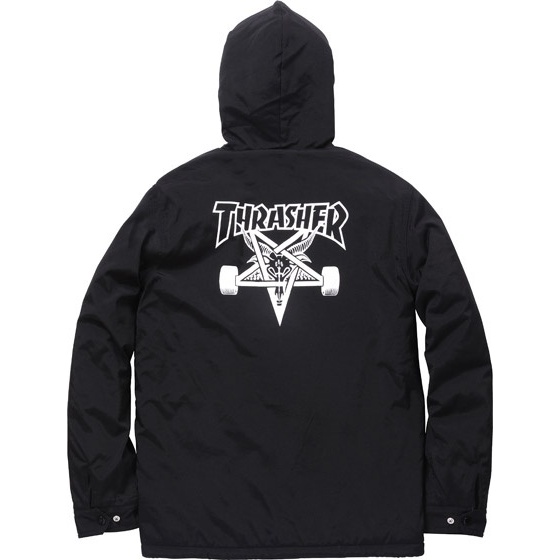 Thrasher Supreme Hooded Coaches Jacket 3 - Supreme