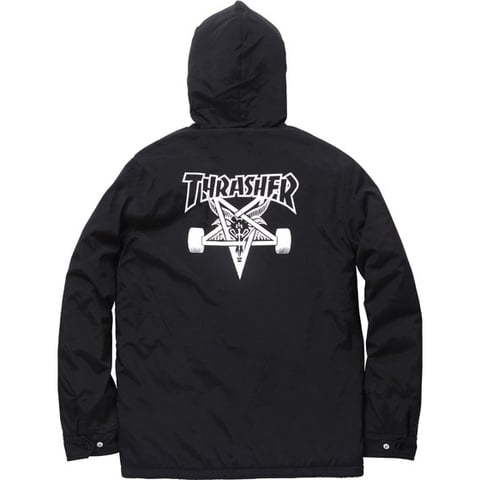 supreme THRASHERコラボコーチジャケット Thrasher Supreme Hooded Coaches Jacket 3 - Supreme
