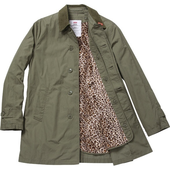 Leopard Lined Trench Coat 1 - fall/winter 2011 - Supreme