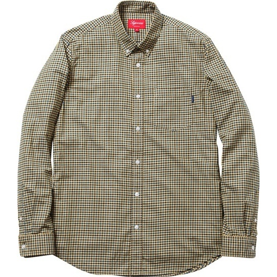 Supreme Three Color Check Shirt (fall/winter 2011)
