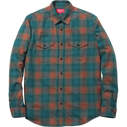Supreme Ombre Plaid Shirt
