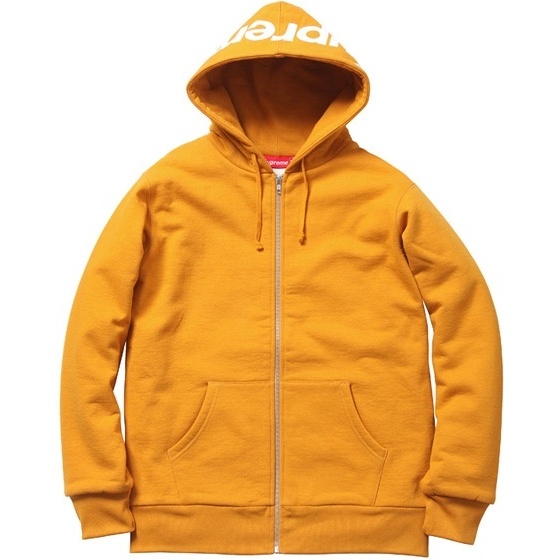 Supreme Hood Logo Thermal Zip Up (fall/winter 2011)
