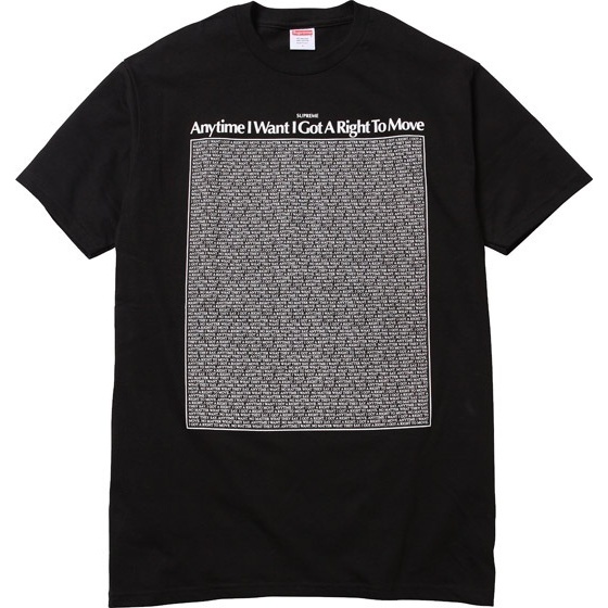 Supreme I Got A Right Tee (fall/winter 2011)