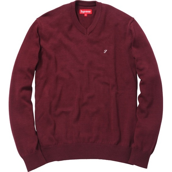 Supreme V Neck Sweater 1 (fall/winter 2011)
