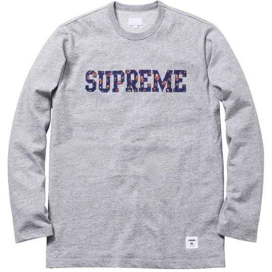 Supreme Paisley L S Athletic Tee (fall/winter 2011)