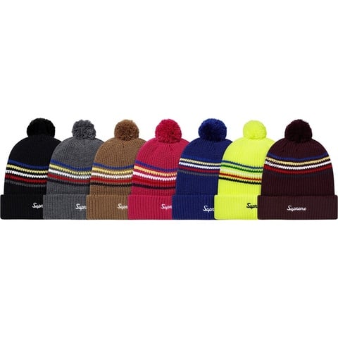 Supreme Loose Gauge Stripe Beanie
