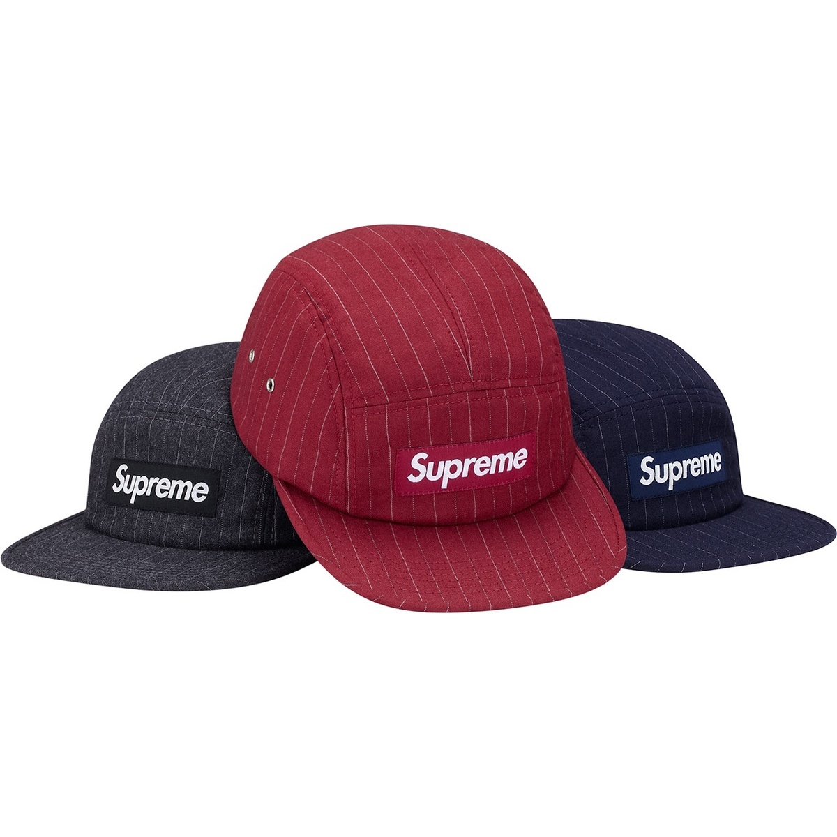 Supreme Chalk Stripe Camp Cap (fall/winter 2012)