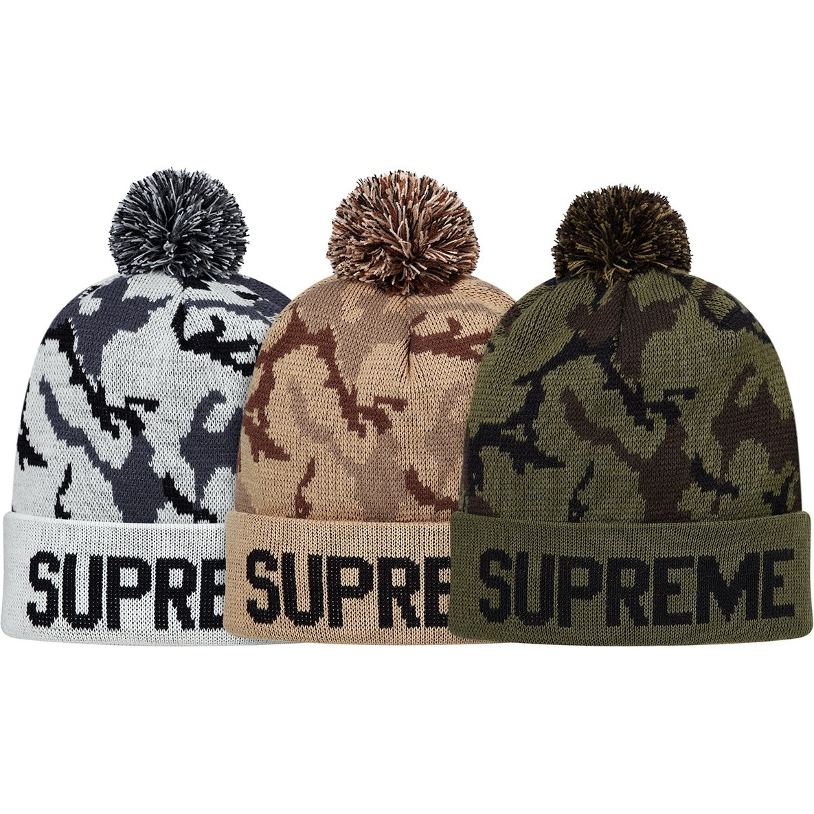 Supreme Camo Beanie (fall/winter 2012)