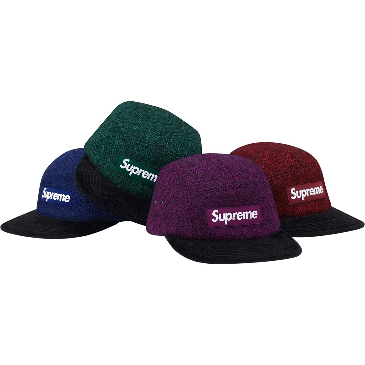 Supreme Harris Tweed Herringbone Camp Cap (fall/winter 2012)