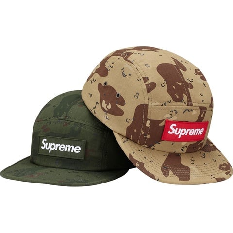 Supreme Chip Camo Camp Cap