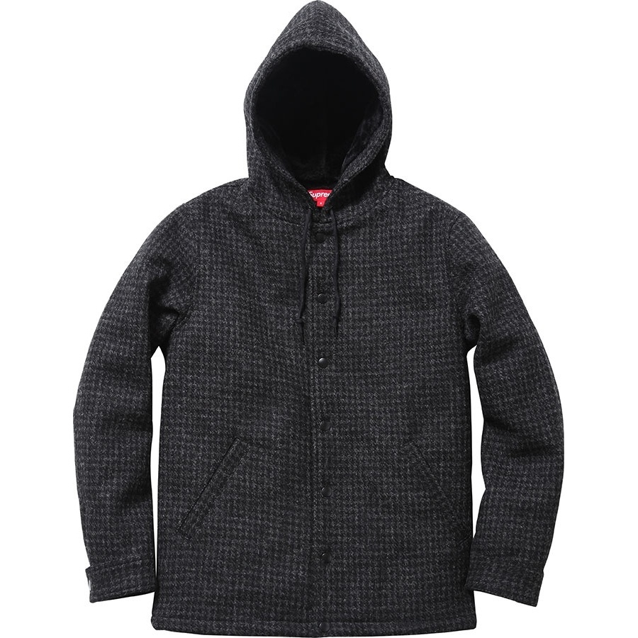 ジャケット・アウター SUPREME Harris Tweed Hooded Coach Jacket Harris Tweed Hooded Coaches Jacket - Supreme