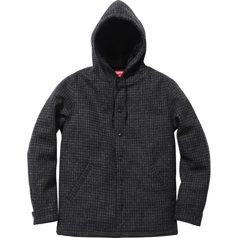 Supreme Harris Tweed Hooded Coaches Jacket