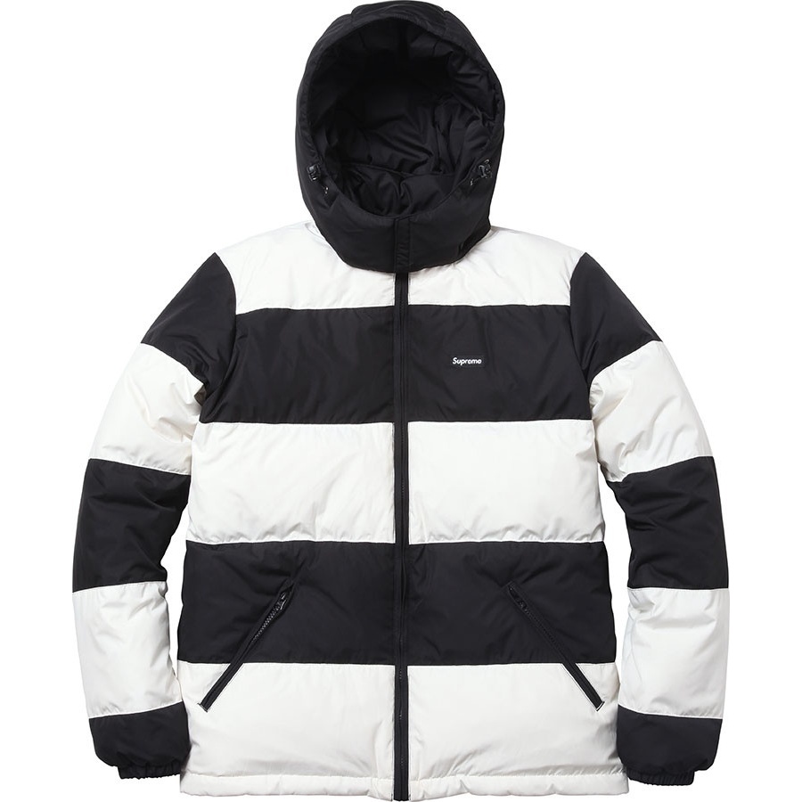 Supreme Reversible Striped Down Jacket (fall/winter 2012)