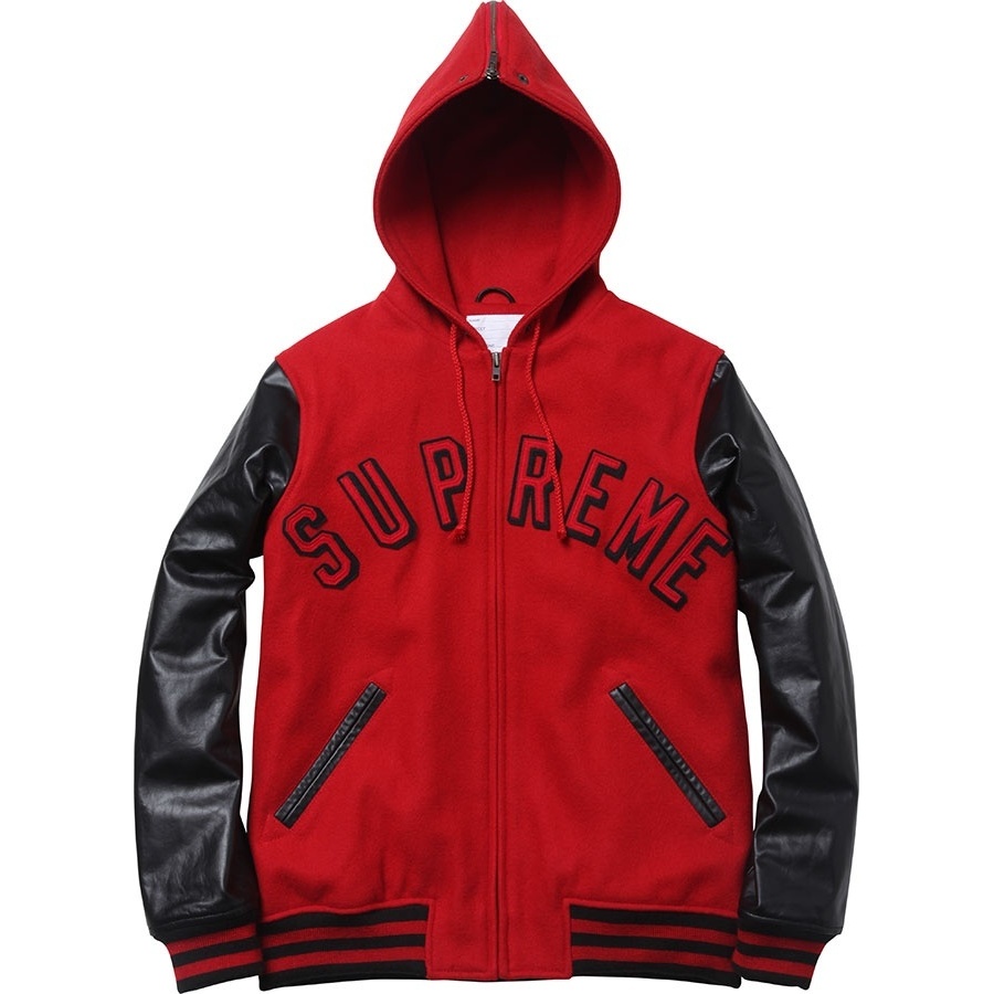 Supreme Hooded Varsity Jacket 2 (fall/winter 2012)