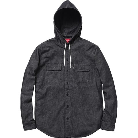 Supreme Hooded Denim Shirt