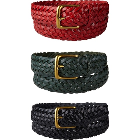 Supreme Braided Leather Belt