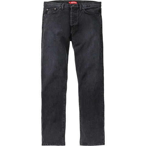 Supreme Washed Black Slim Jean - Colorway