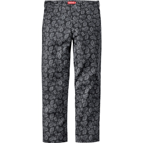 Supreme Paisley Work Pant - Colorway