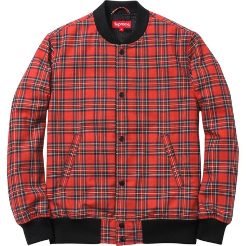 激レア！2013AW SUPREME “PLAID BOMBER” ジャケット Plaid Bomber - fall/winter 2013 - Supreme