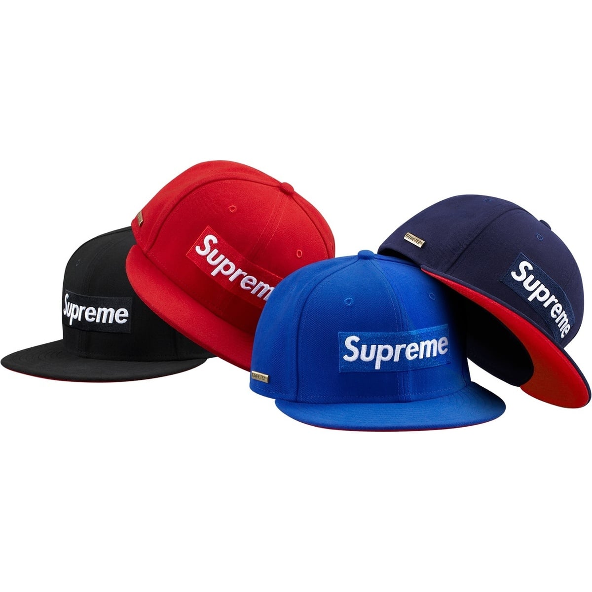 Supreme 13AW Gore-Tex Box Logo New Era Cap Black