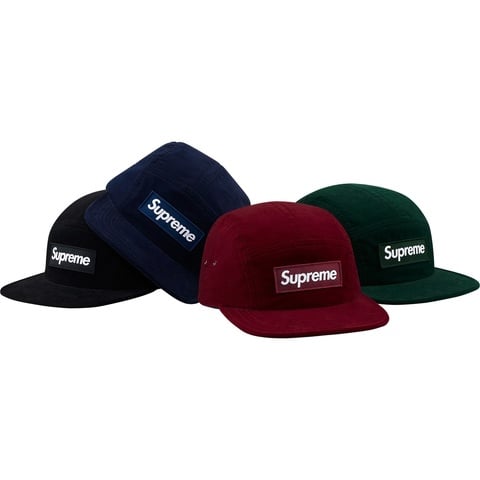 Supreme Velveteen Camp Cap