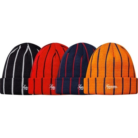 Supreme Pinstripe Beanie