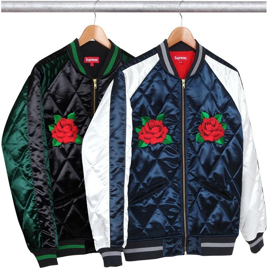 ジャケット・アウター Supreme Quilted Satin Bomber Jacket 13aw Quilted Satin Bomber - fall/winter 2013 - SupremeCommunity