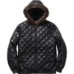 Supreme Quilted Leather Hooded Jacket (FW13)