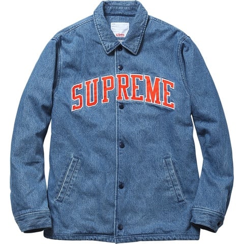 Denim Coaches Jacket - fall/winter 2013 - Supreme Denim Coaches Jacket - fall/winter 2013 - Supreme