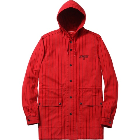 Supreme Pinstripe Twill Parka - Colorway