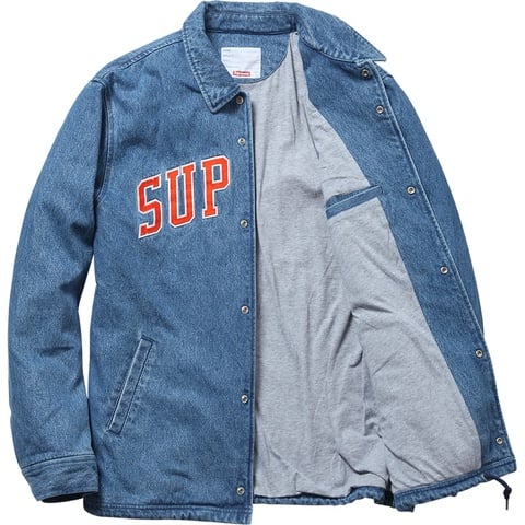 ジャケット・アウター Supreme DENIM COACHES JACKET 2013AW Denim Coaches Jacket - fall/winter 2013 - Supreme