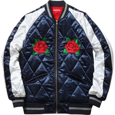 Supreme Quilted Satin Bomber - Colorway
